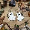 Cat Ghost Earrings