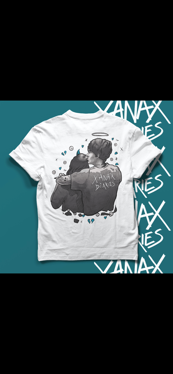 Image of Xanax Diaries Official Merch (WHITE)