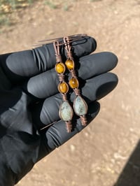 Image 1 of tigers eye X labradorite 