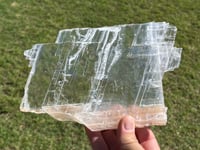 Image 6 of Transparent Selenite Slab | Morocco #3049
