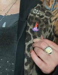 Image 4 of “Don’t Drown” small enamel pin 