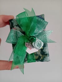 Image 7 of Kate Middleton Princess of Wales Inspired Replikate Round Double Drop Emerald Green Earrings 