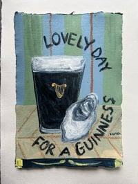 Lovely Guinness with oysters 