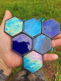 Image of Blue Honeycomb