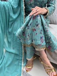 Image 3 of Floral Teal