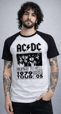 Image 1 of Camiseta Baseball AC/DC