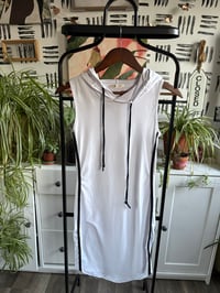 Image 1 of NWT white hoodie dress