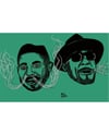 Best Buds 8.5”x11” Art Print 