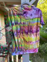Image 4 of SMALL Live Fast Eat Trash Tie Dye Shirt H21