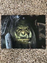 Grom Hellscream - original oil