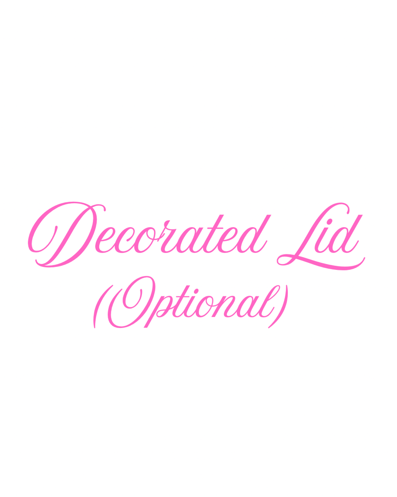 Image of Decorated Lid Add-on (Optional)
