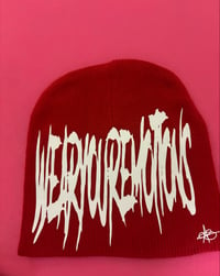 Image 1 of Wear your emotions red beanie