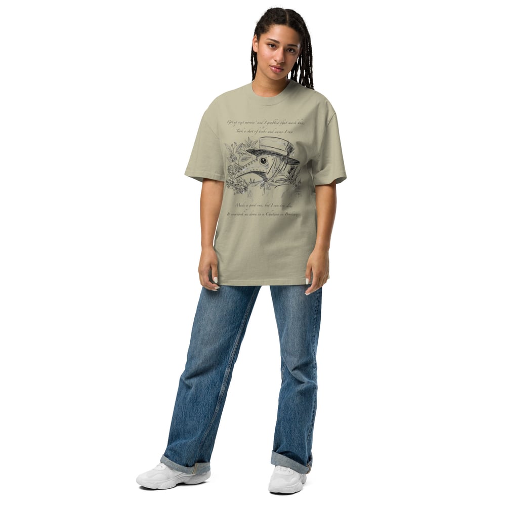 Doctor Death Herbs Oversized faded t-shirt
