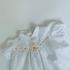 Pretty cotton vintage dress size newborn - 6 months 