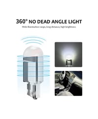 Image 4 of T10 501 Led Car Side Light W5w Artic White / Ice Blue Bulbs Error Free Canbus Xenon Sidelights