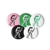 Image 2 of Eugene Teal Frog Buttons