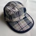 Image of Japanese Indigo Check Outdoor cap 004