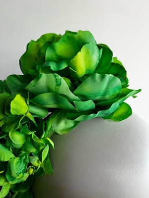 Image of Green flower headpiece 