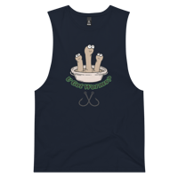 Image 3 of U Got Worms? Men’s drop arm tank top