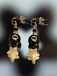 Image 3 of 8-ball earrings