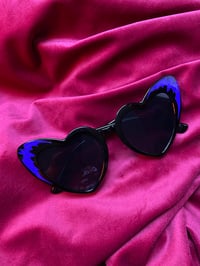 Image 3 of Bat Killer Heart Shaped Sunglasses
