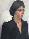Portrait of a woman in black