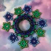 Image 3 of Stars UFO Kandi Cuff Bracelet
