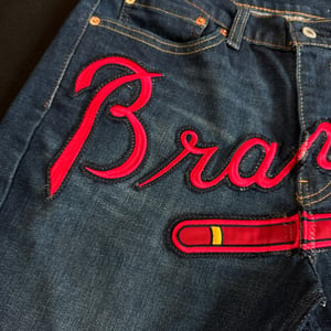 Image of Atlanta Braves MLB Denim Shorts