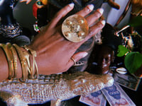 Image 1 of Dikenga// Brass Amulet Ring