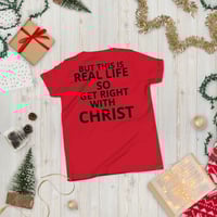 Image 2 of Unisex Youth Short Sleeve T-Shirt ( life is not a game)