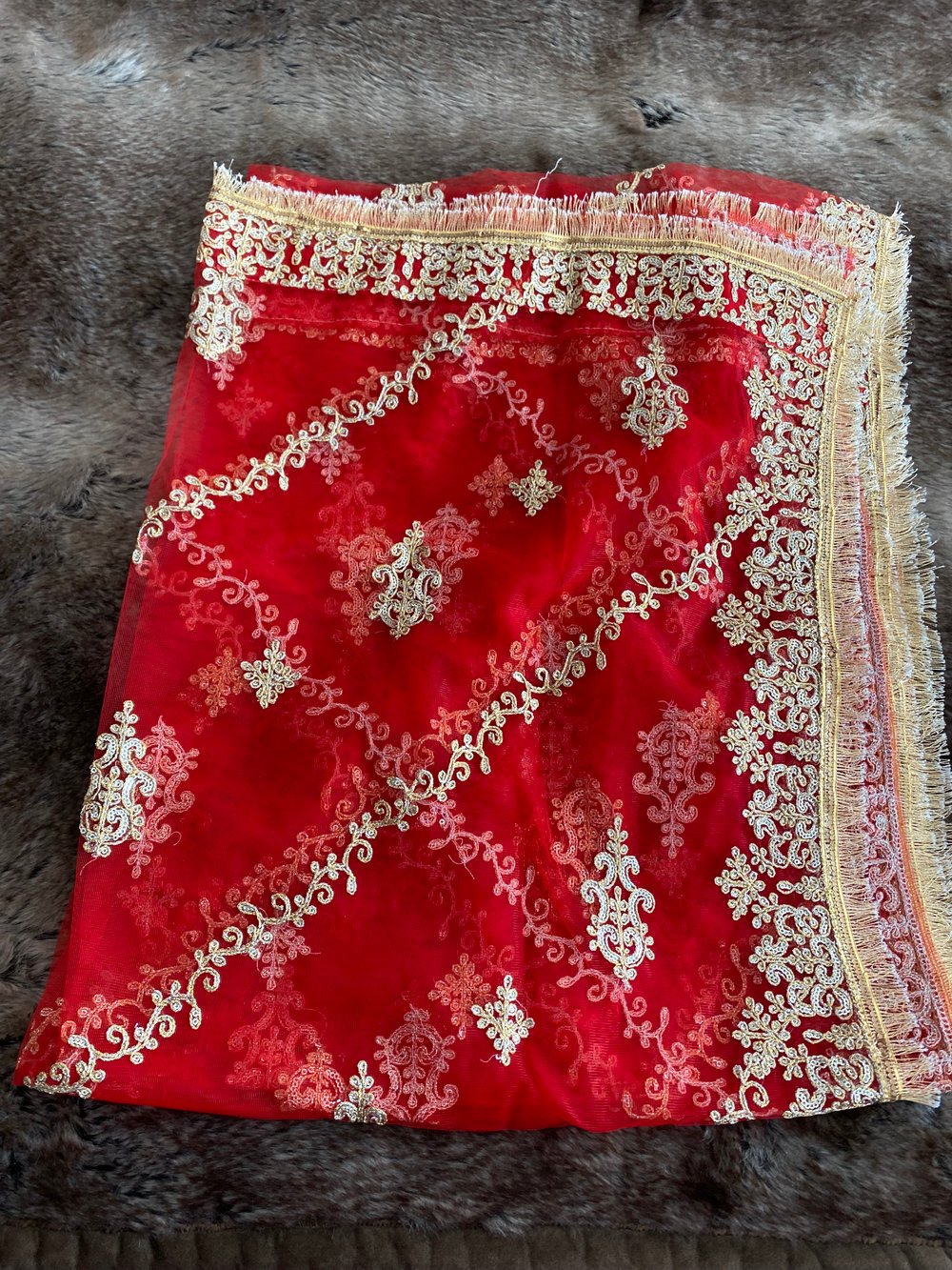 Net duppata red 