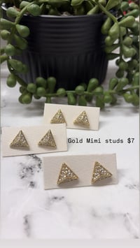 Image 4 of Gold studs PICK INSIDE2
