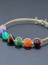 Image 3 of Seven Chakras Rainbow Lucky Bracelet 2