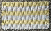 Image 2 of Yellow & White - Two Tone - 35 Fathom - Lobster Rope Mat