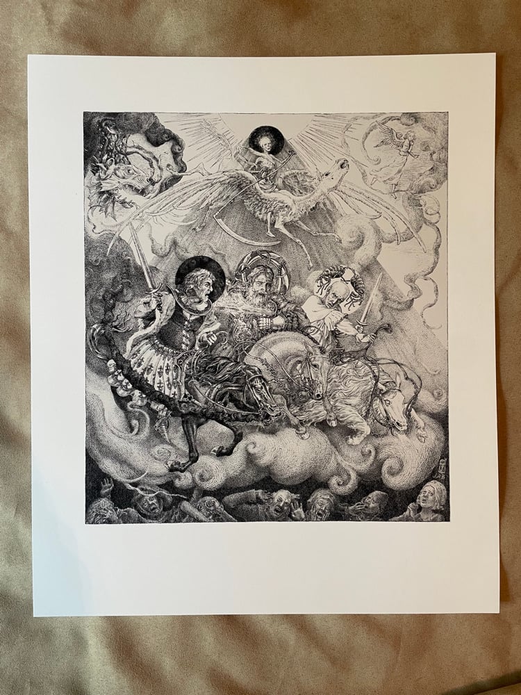 Image of The Four horsemen of the Apocalypse print