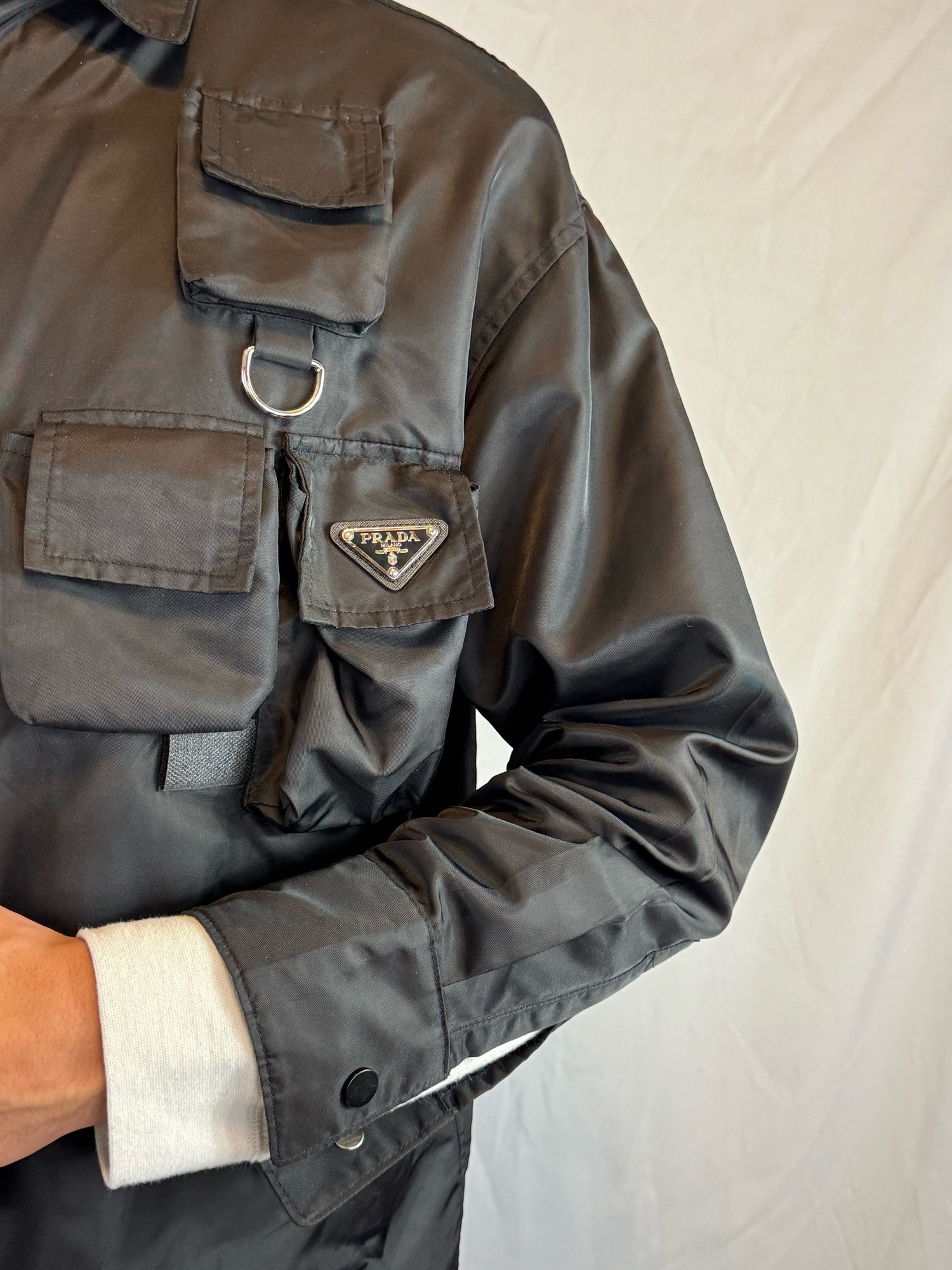 Image of Prada FW20 'Cameraman' Nylon Button-up