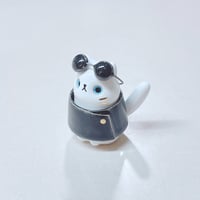 Image 6 of Gojo Cat Ceramic Figurine 3 (Discount Price Due To Imperfection) 