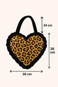 Image 5 of The Dreamland Bear Heart Tote- LFW Collection 🧸🖤