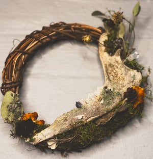 Image of Deer Jaw Wreath