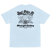Image 4 of Day By Day Black Print Tee 