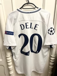 Image 8 of Tottenham Hotspur “DELE 20” 2017/18 Home Shirt + UCL patches (L)