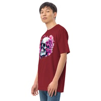 Image 25 of Watercolor skull 4 Men’s premium heavyweight tee