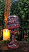 👑The Armored Kingdom Red Bloodfire Dragon Crimson Goblet