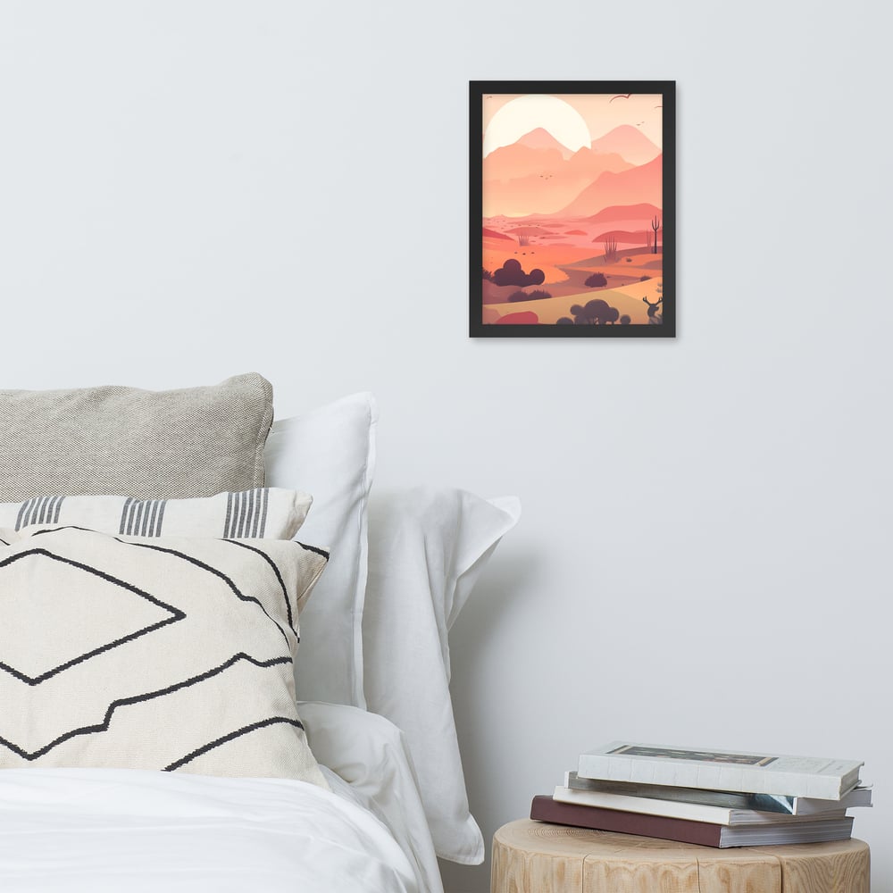 Image of Desert Sunset Framed Art (2 of 3)