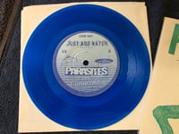 Image 3 of PARASITES "Burnt Toast" 7" - Blue Vinyl Tour Edition #15/300