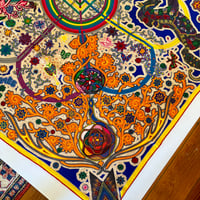 Image 6 of Hermès Cashmere Shawl "L'Arbre du Vent" by Montserrat Gonzalez-Lugo 140cm