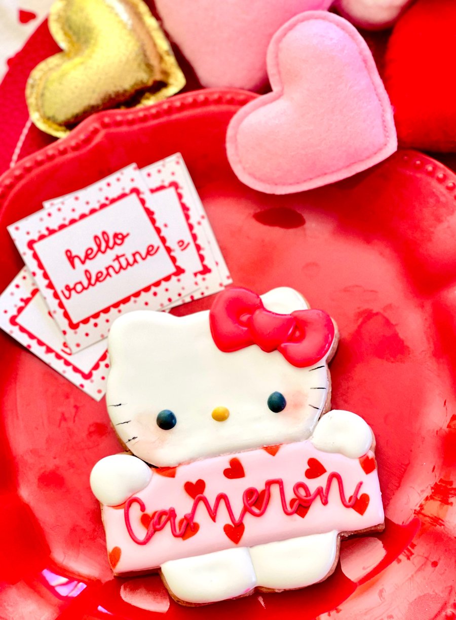 Image of Valentine Kitty Plaque