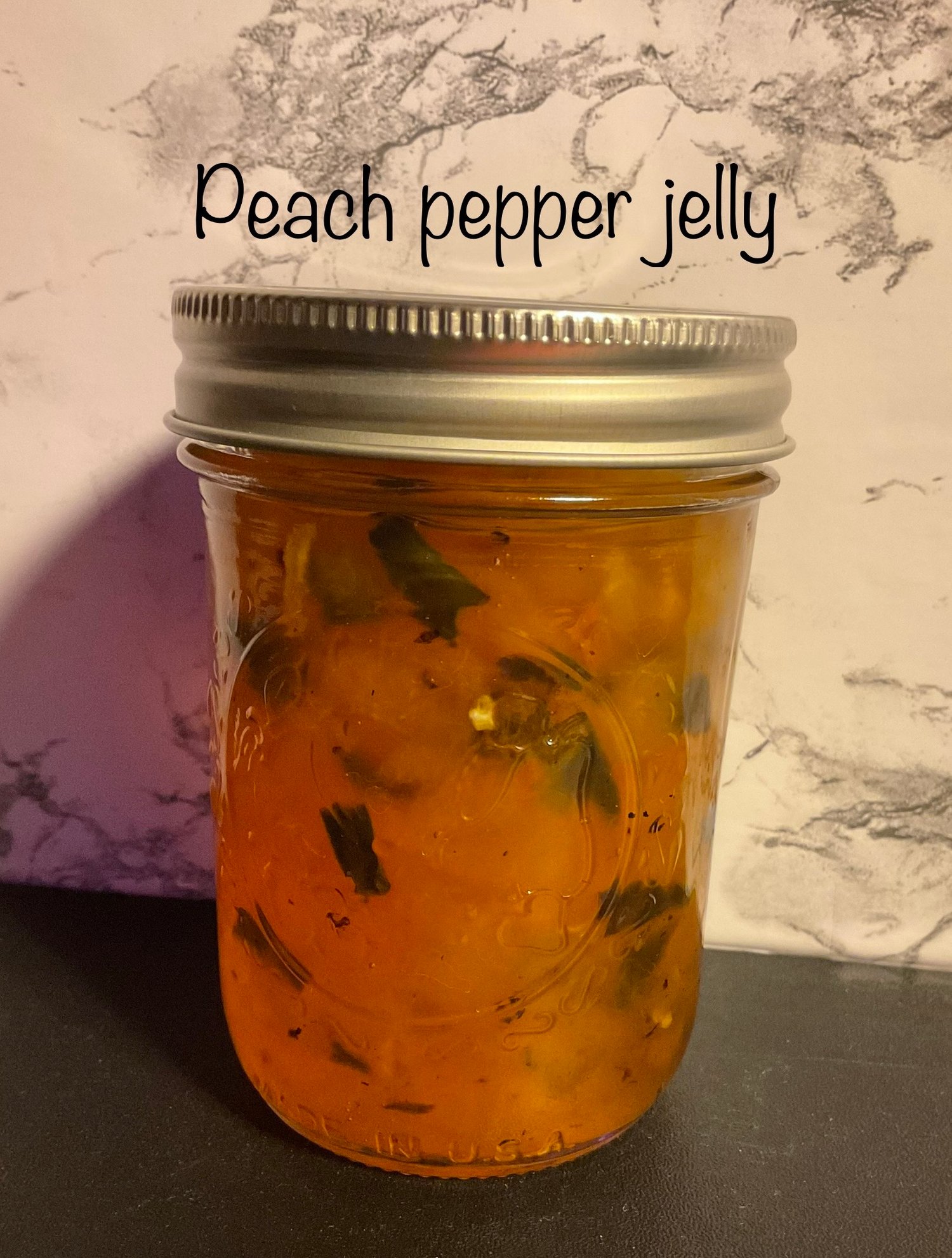 Peach pepper jelly