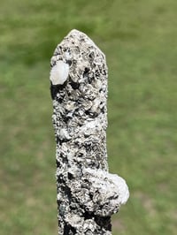 Image 12 of Coated Quartz Point & Calcite Specimen #2545