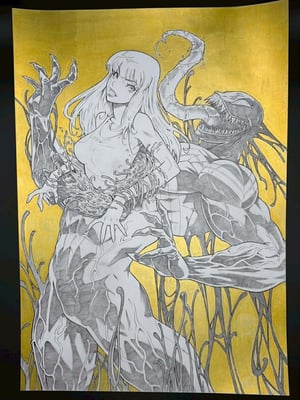 Image of Original Art Published : VENOM #257 GODTAIL VARIANT // Thikyo Godtail